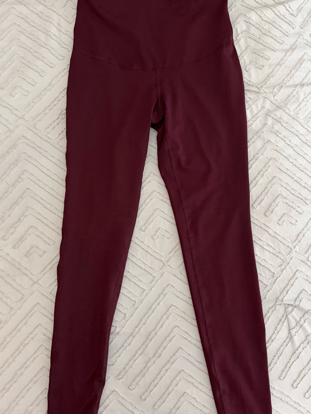 Old Navy Maroon High-Rise Leggings